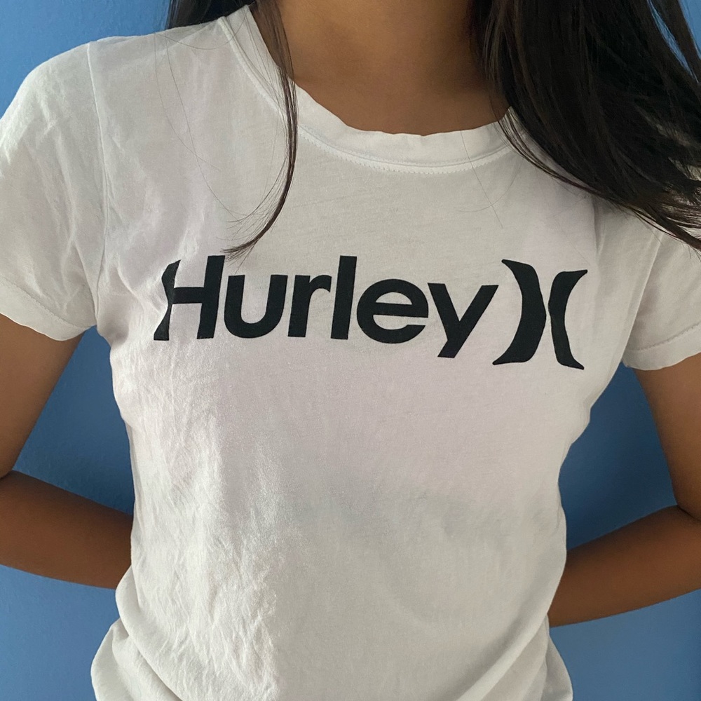 Hurley White Graphic Shirt